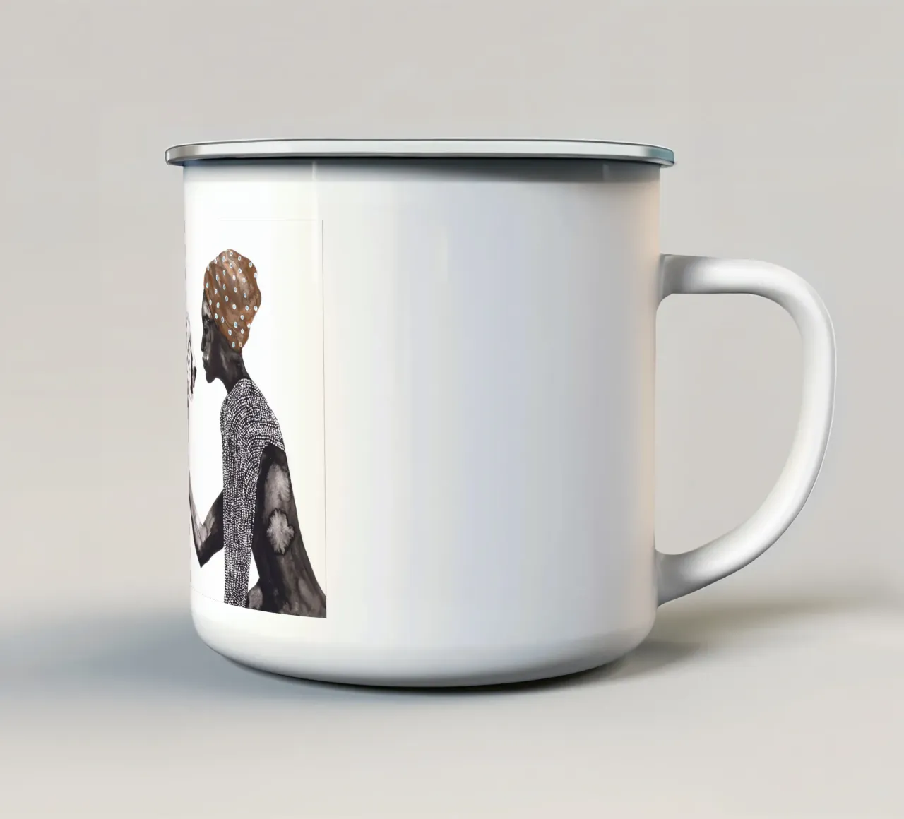 GRAZIA tazza in smalto da Adele.Grace