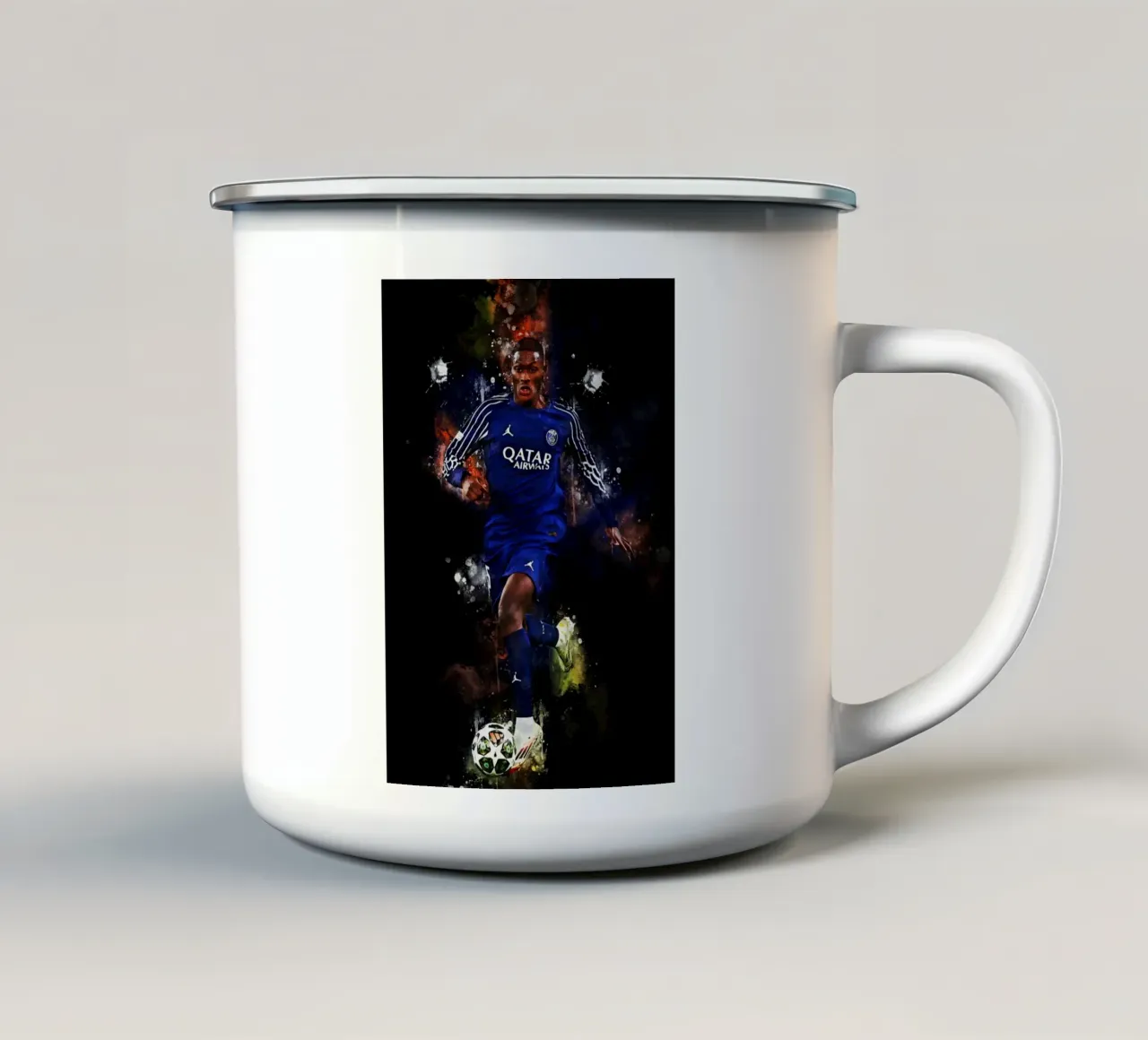 Nuno Mendes tazza in smalto da MasterInkArt