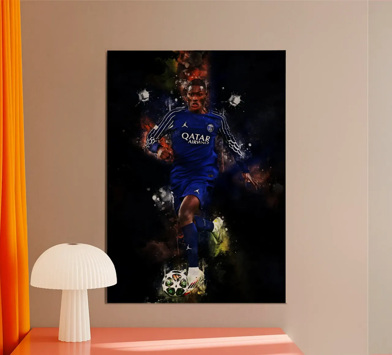 Nuno Mendes poster con telaio in legno da MasterInkArt