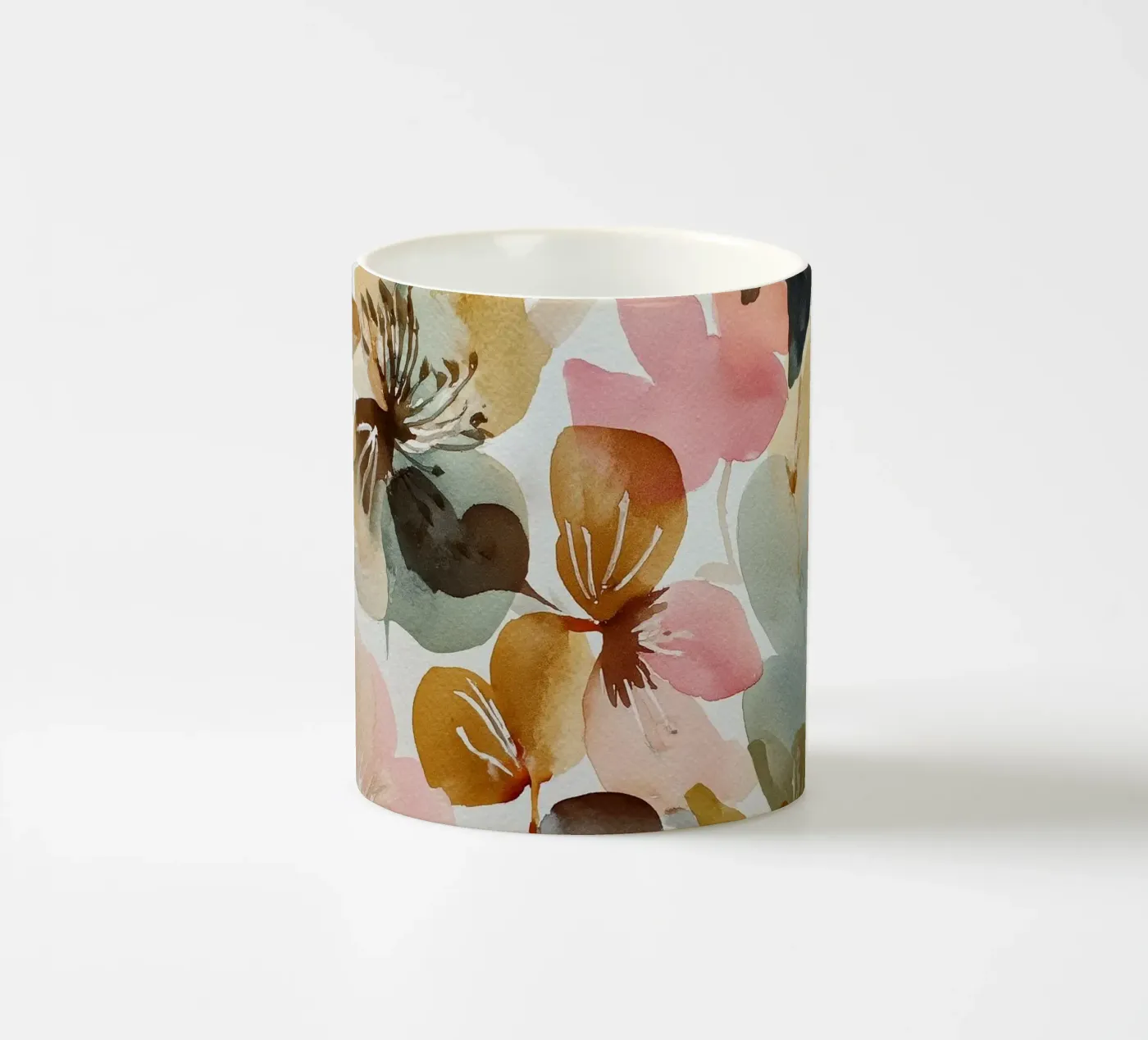 Pillow Pattern No 15 ceramic mug by treechild