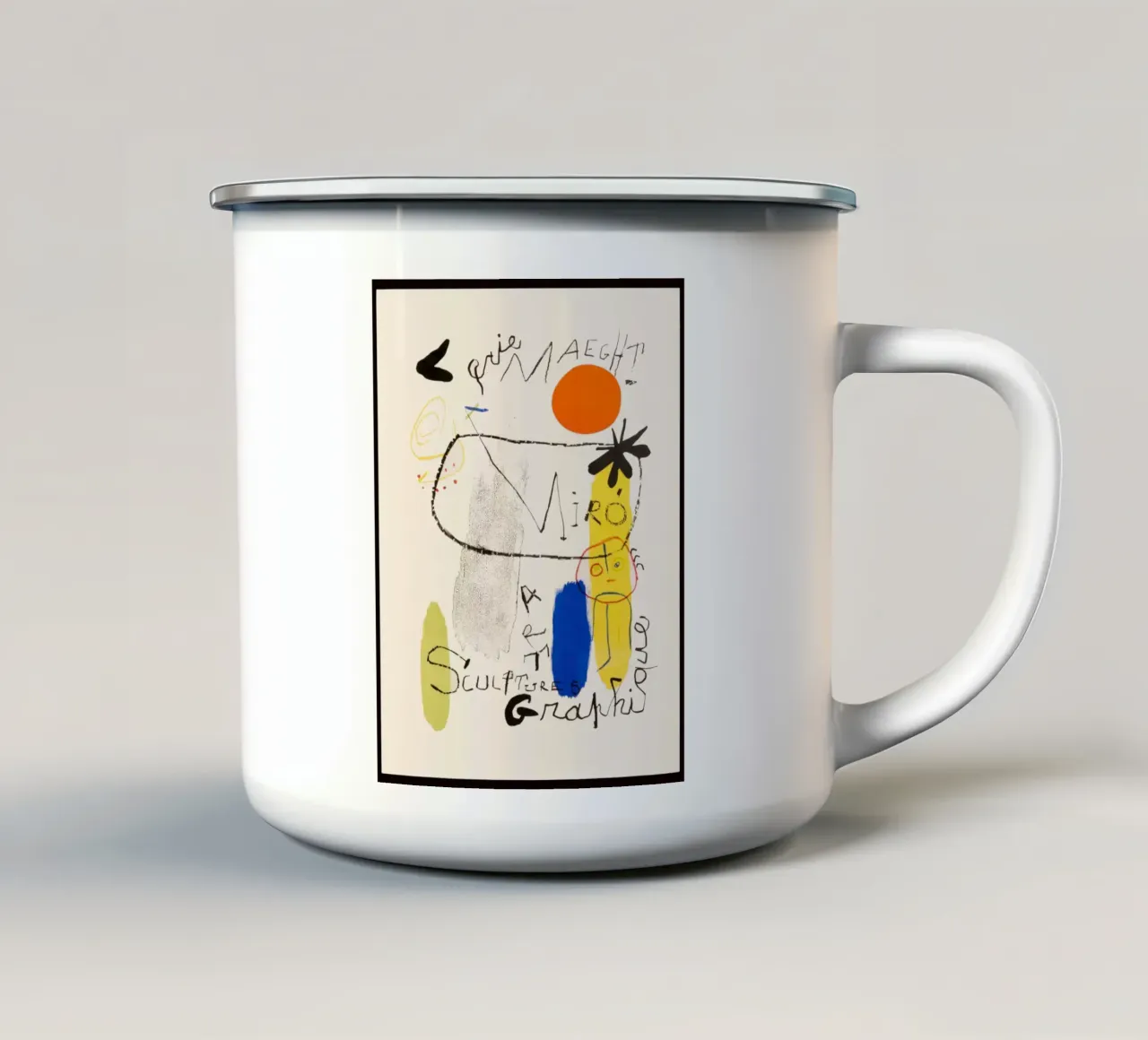 Affiche D'Exposition tazza in smalto da Collins Shop