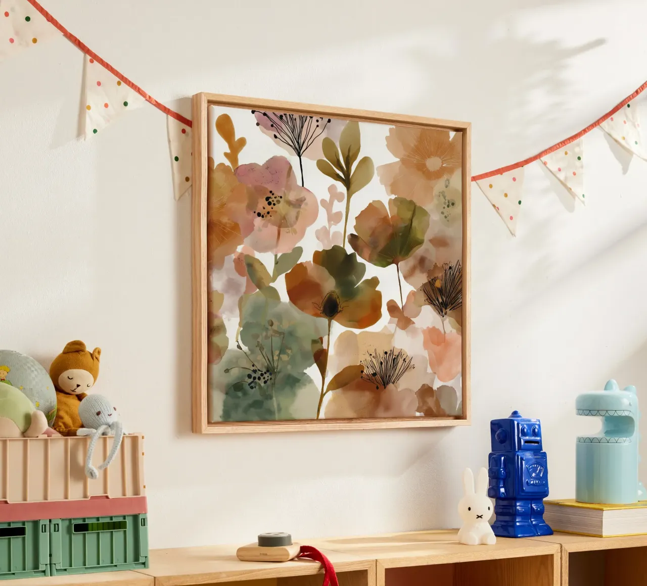 Pillow Pattern No 16 tela con Cornice a cassetta da treechild