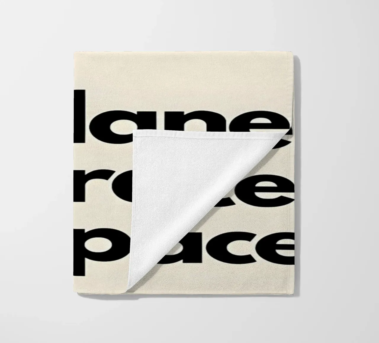 "Own lane. Own race. Own pace." telo mare da Type & Tape