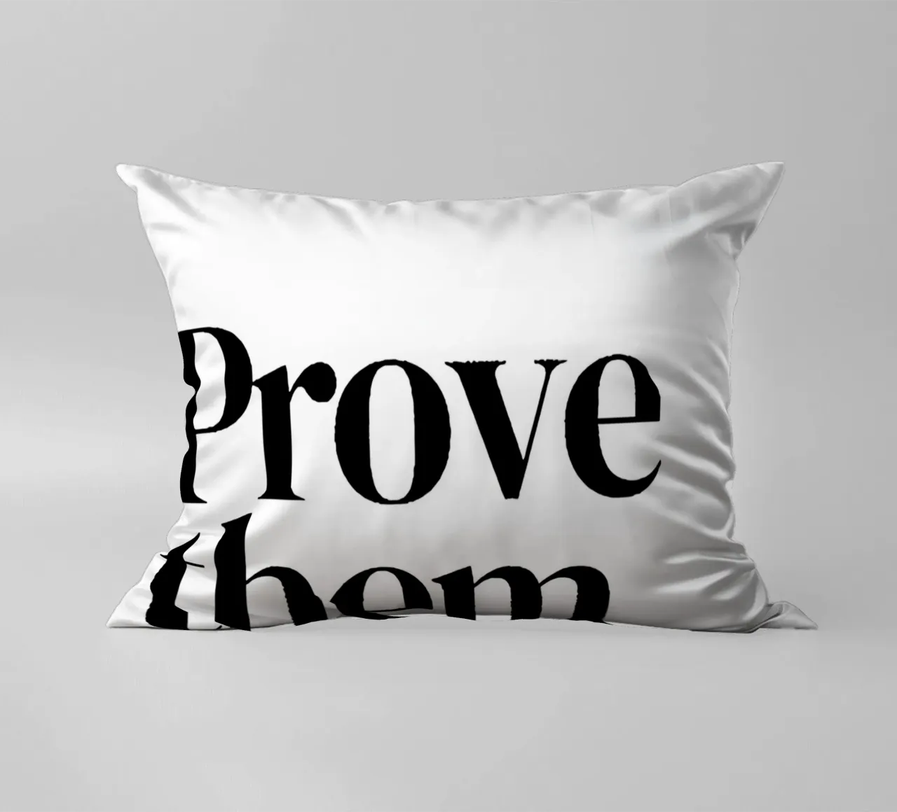 Prove them wrong cuscino da Type & Tape