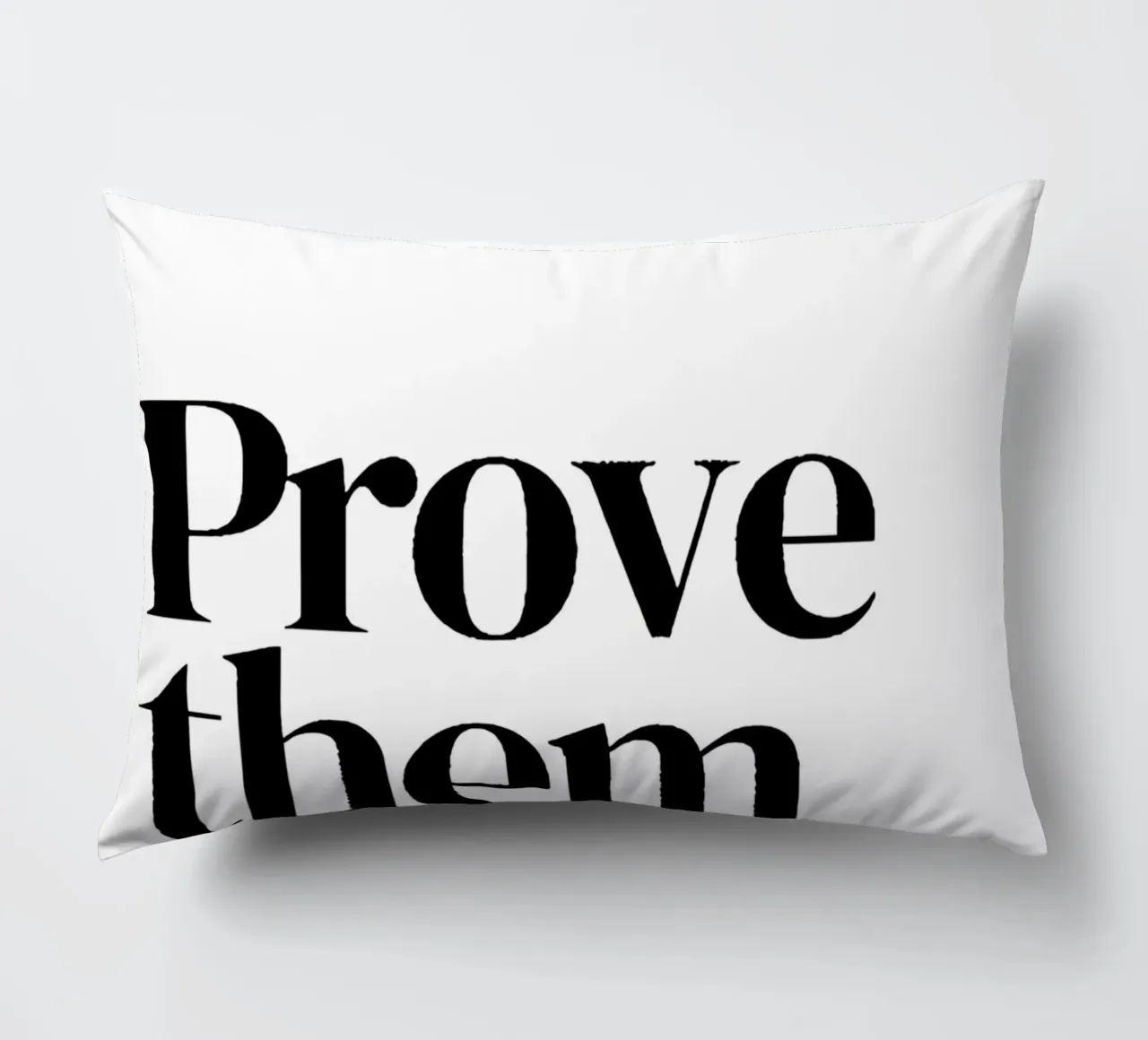 Prove them wrong cuscino da Type & Tape