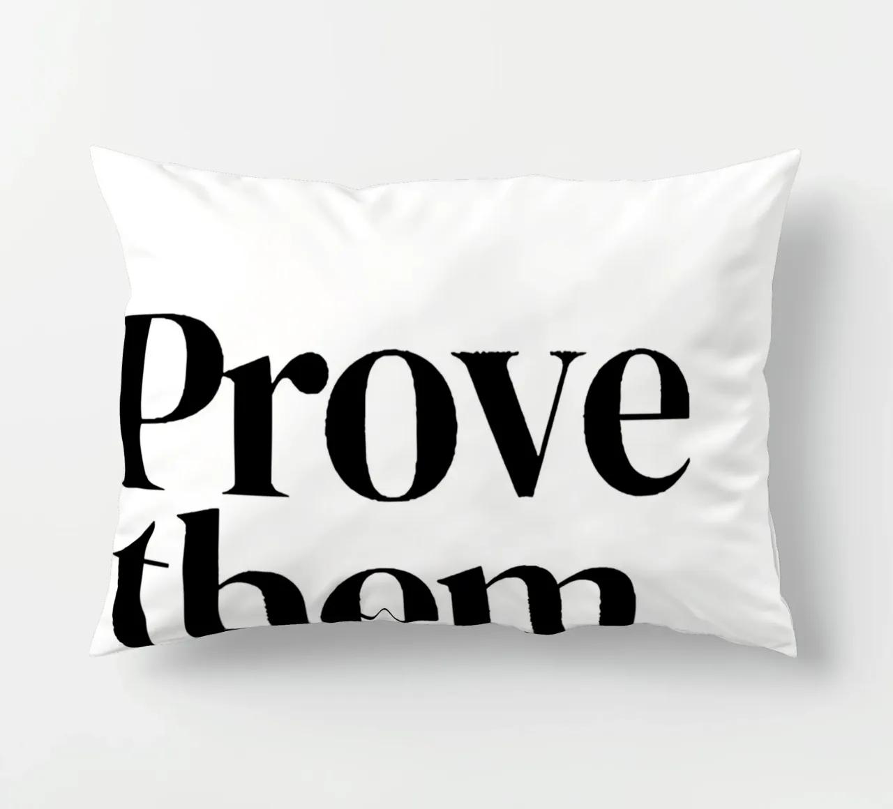 Prove them wrong cuscino da Type & Tape