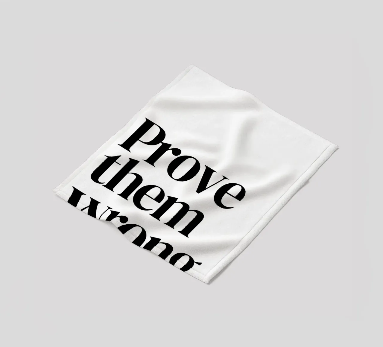 Prove them wrong coperta in pile da Type & Tape