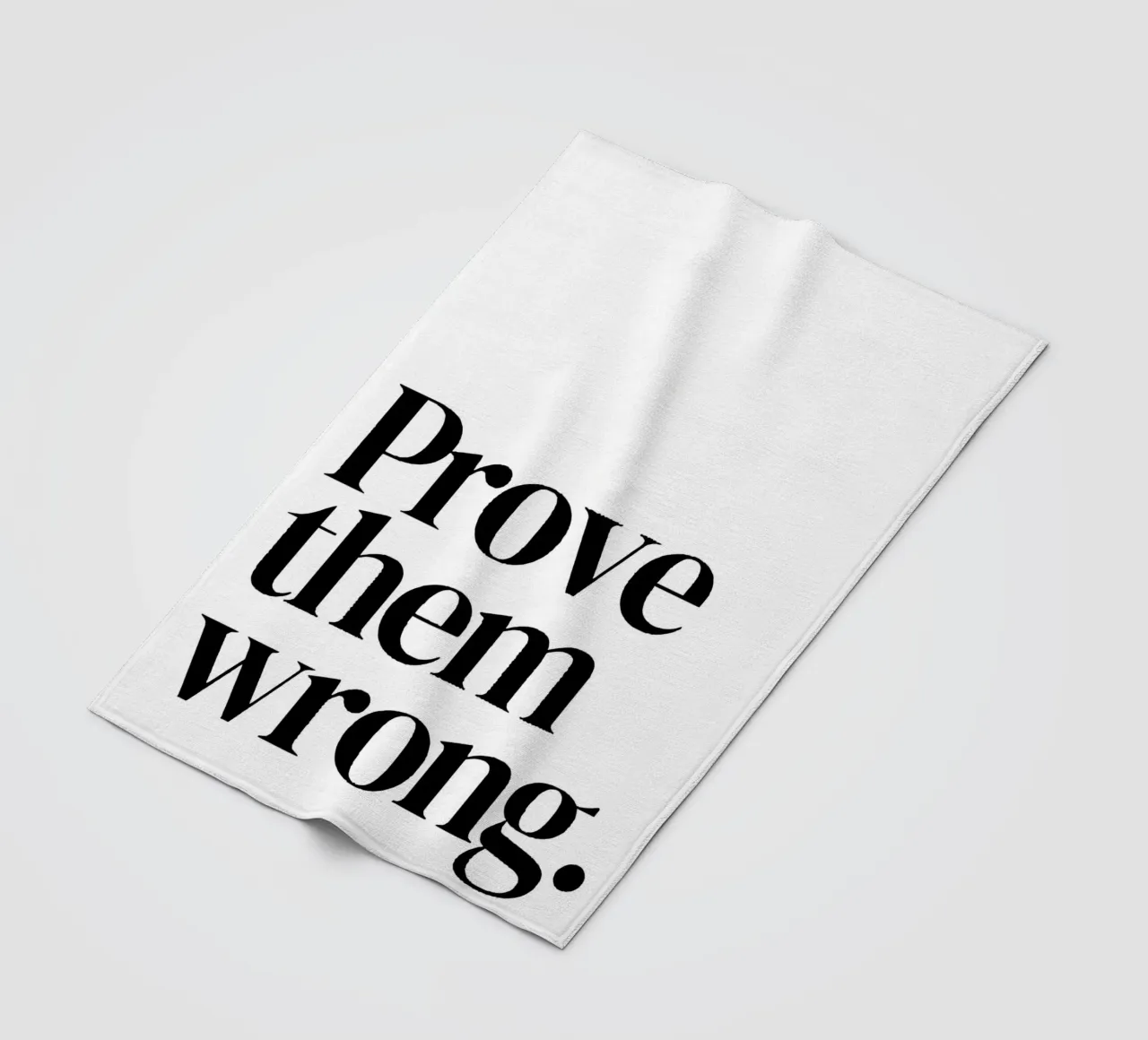 Prove them wrong coperta in pile da Type & Tape