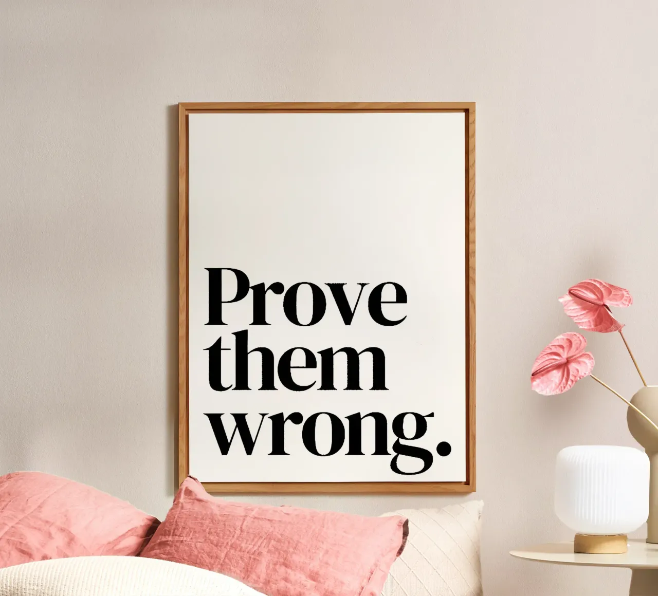 Prove them wrong alluminio dibond da Type & Tape