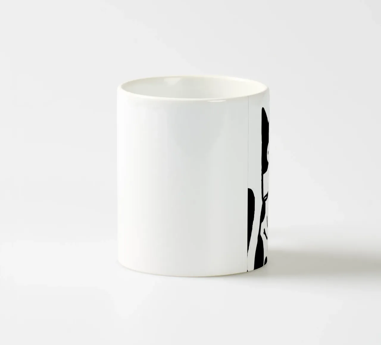 both middle fingers tazza in ceramica da Type & Tape