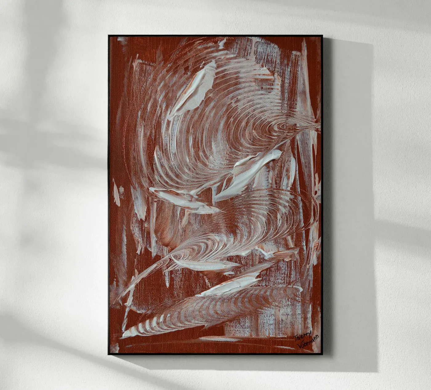 It's raining again. plexiglass da Thierry Vobmann Abstract painting