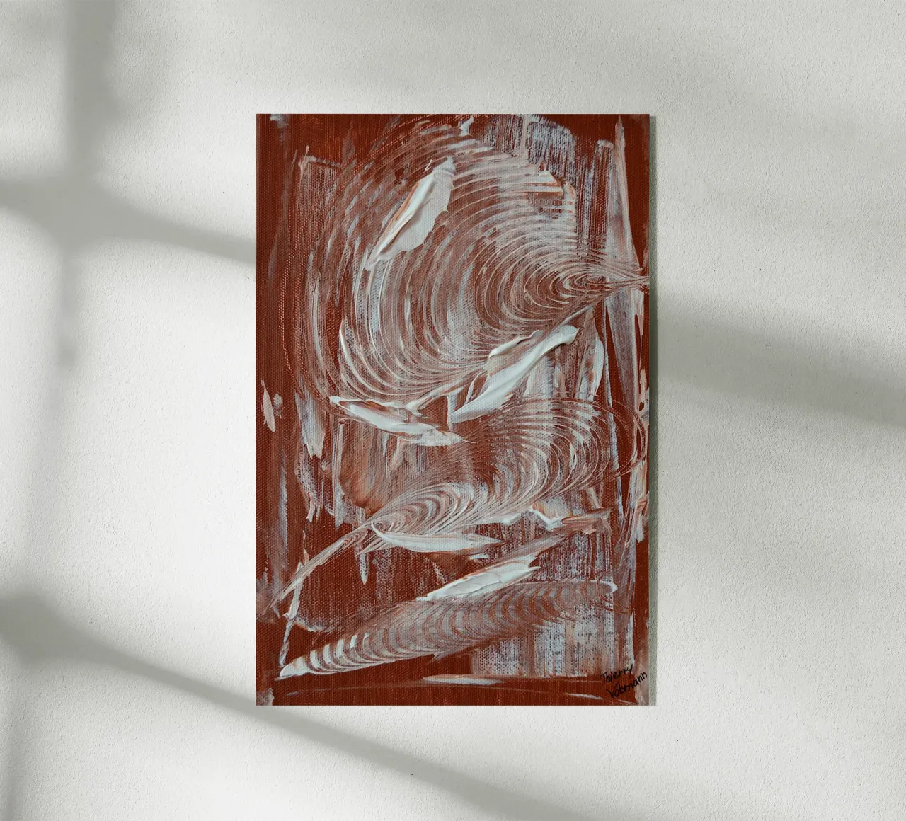 It's raining again. plexiglass da Thierry Vobmann Abstract painting