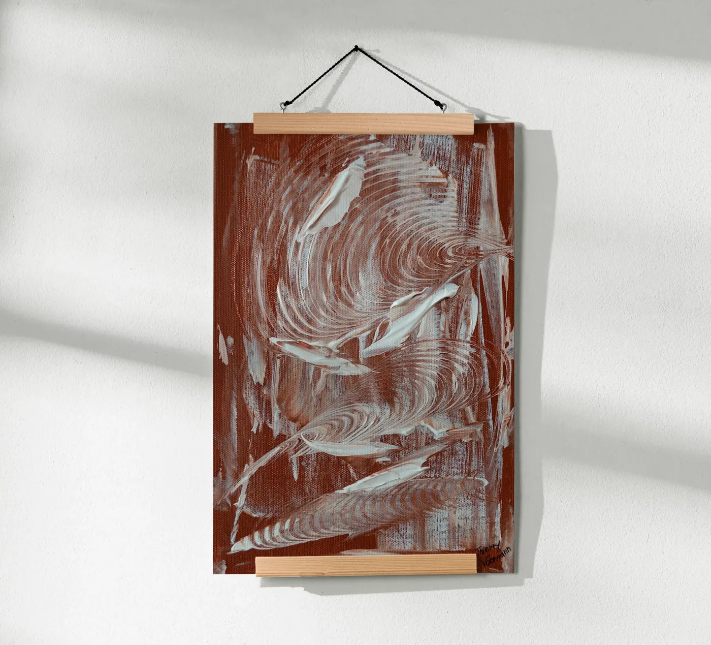 It's raining again. Poster von Thierry Vobmann Abstract painting