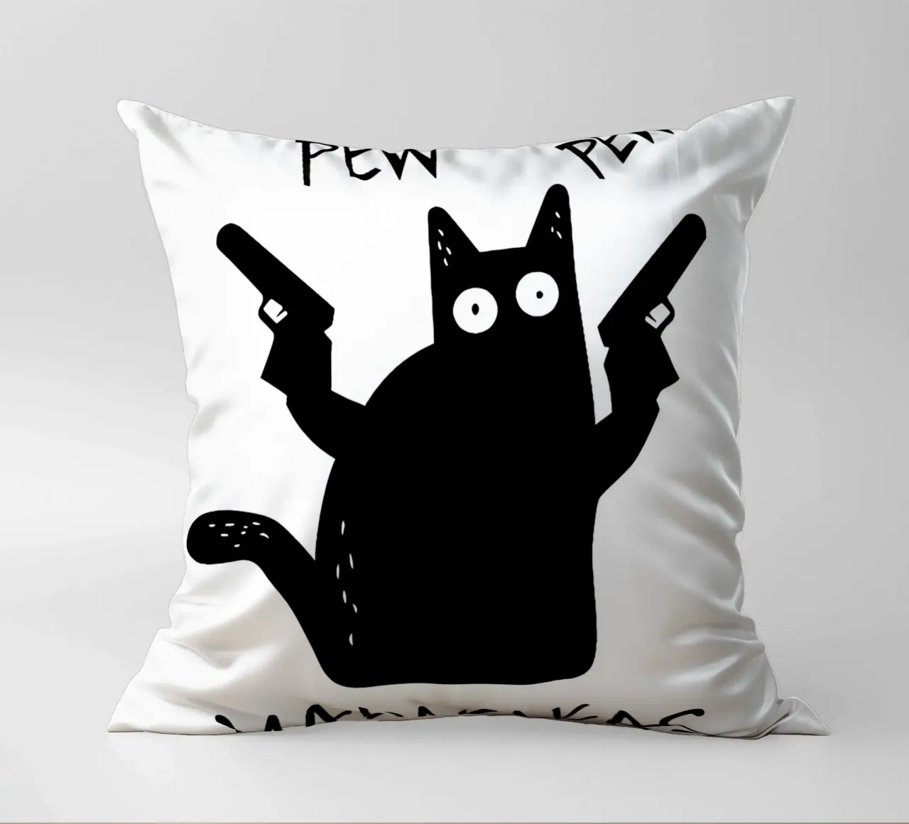 "PEW PEW cuscino da Type & Tape