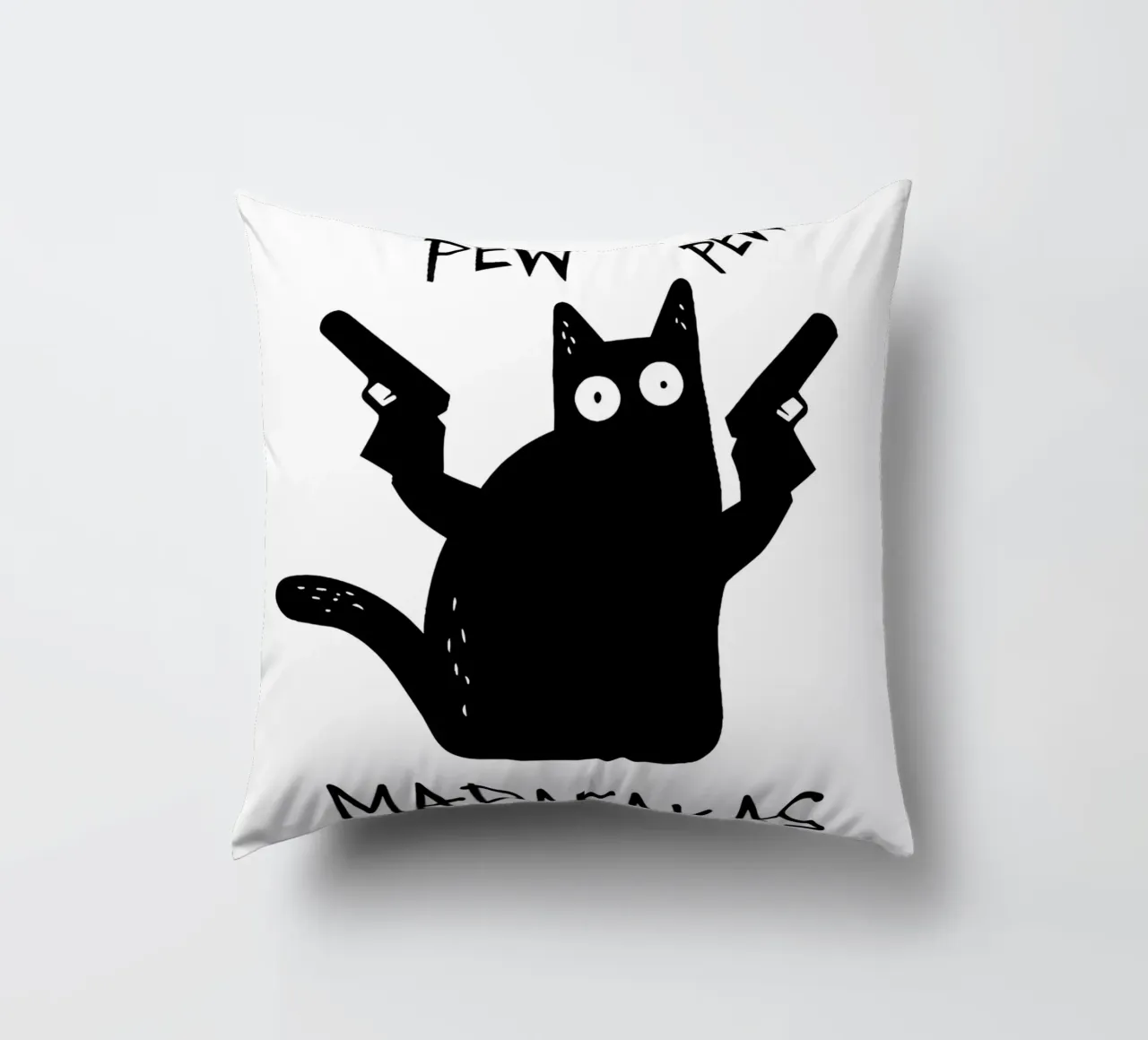 "PEW PEW cuscino da Type & Tape