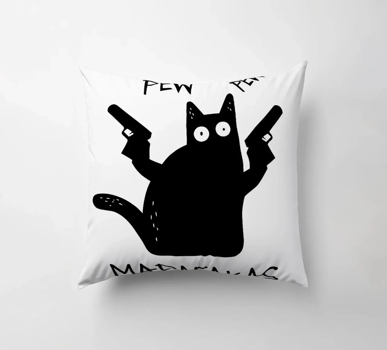 "PEW PEW cuscino da Type & Tape