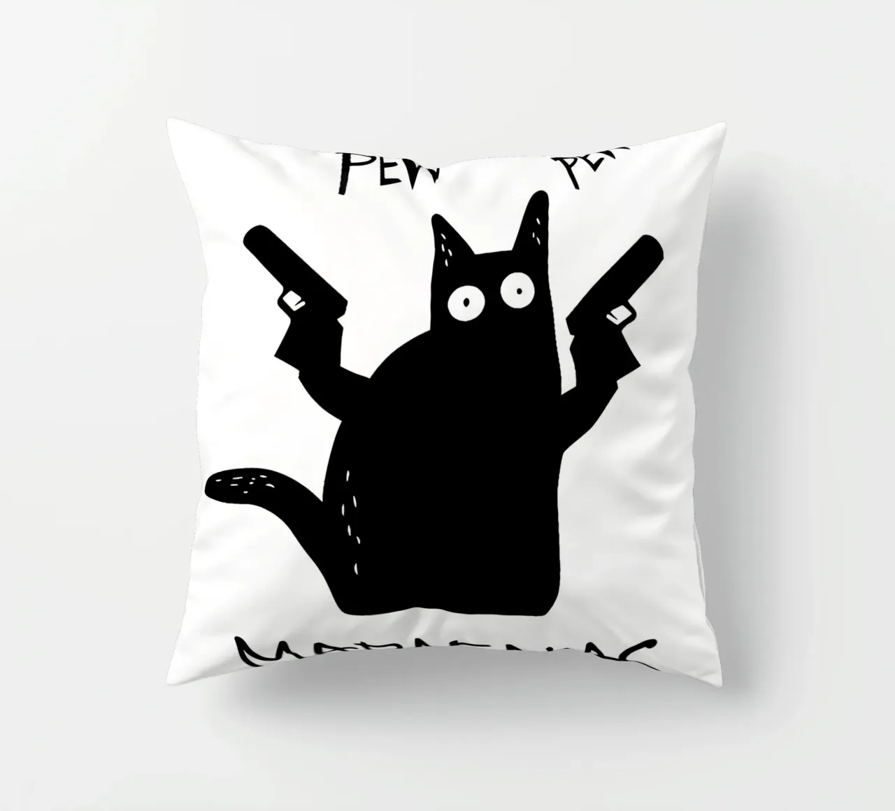 "PEW PEW cuscino da Type & Tape
