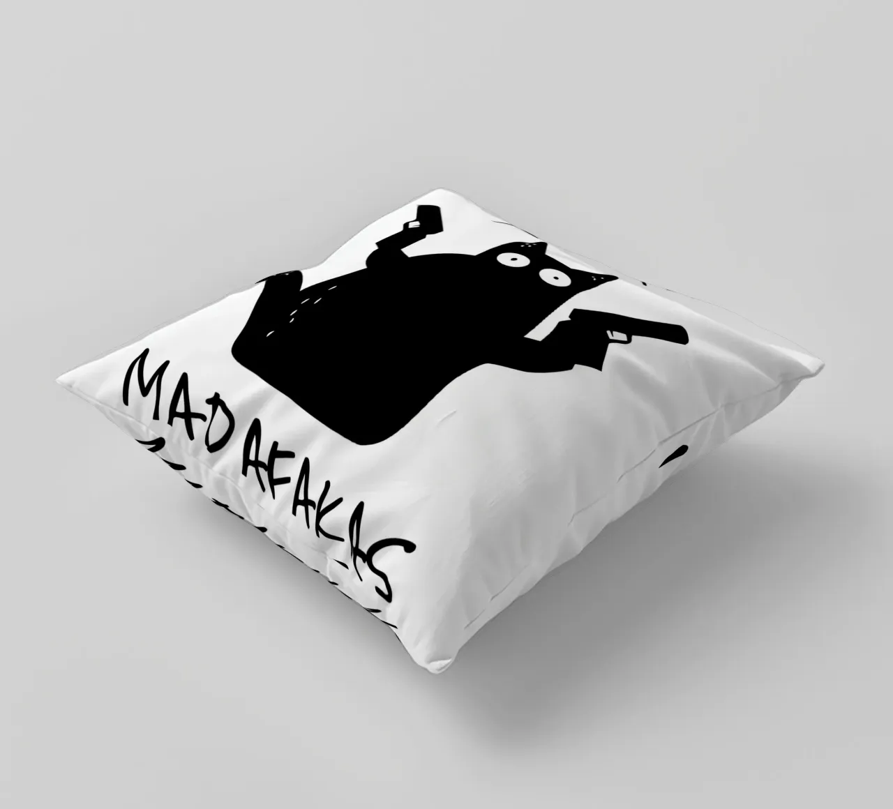 "PEW PEW cuscino da Type & Tape
