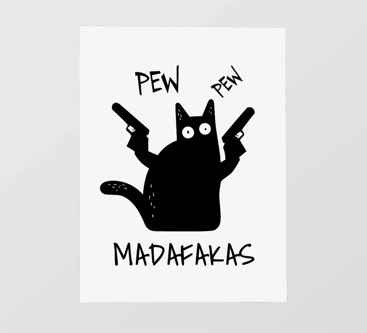 "PEW PEW pellicola backlit da Type & Tape