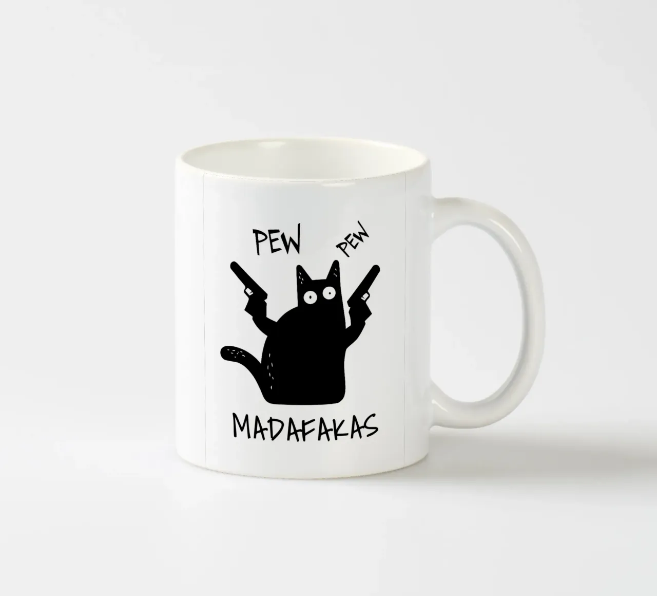 "PEW PEW tazza in ceramica da Type & Tape
