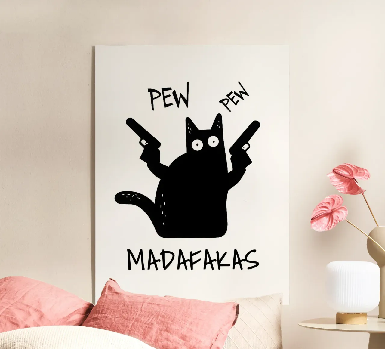 "PEW PEW plexiglass da Type & Tape