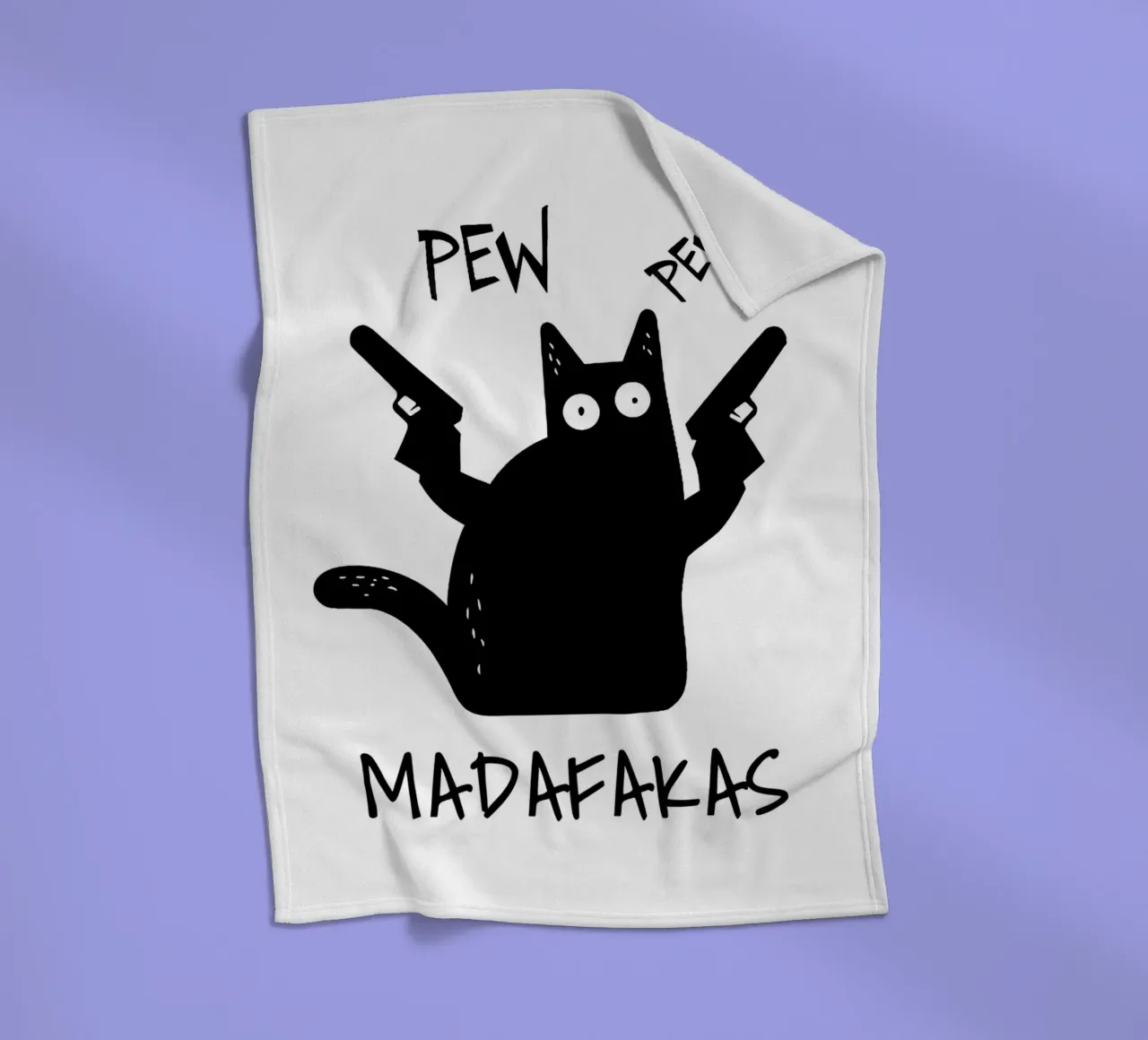 "PEW PEW coperta in pile da Type & Tape