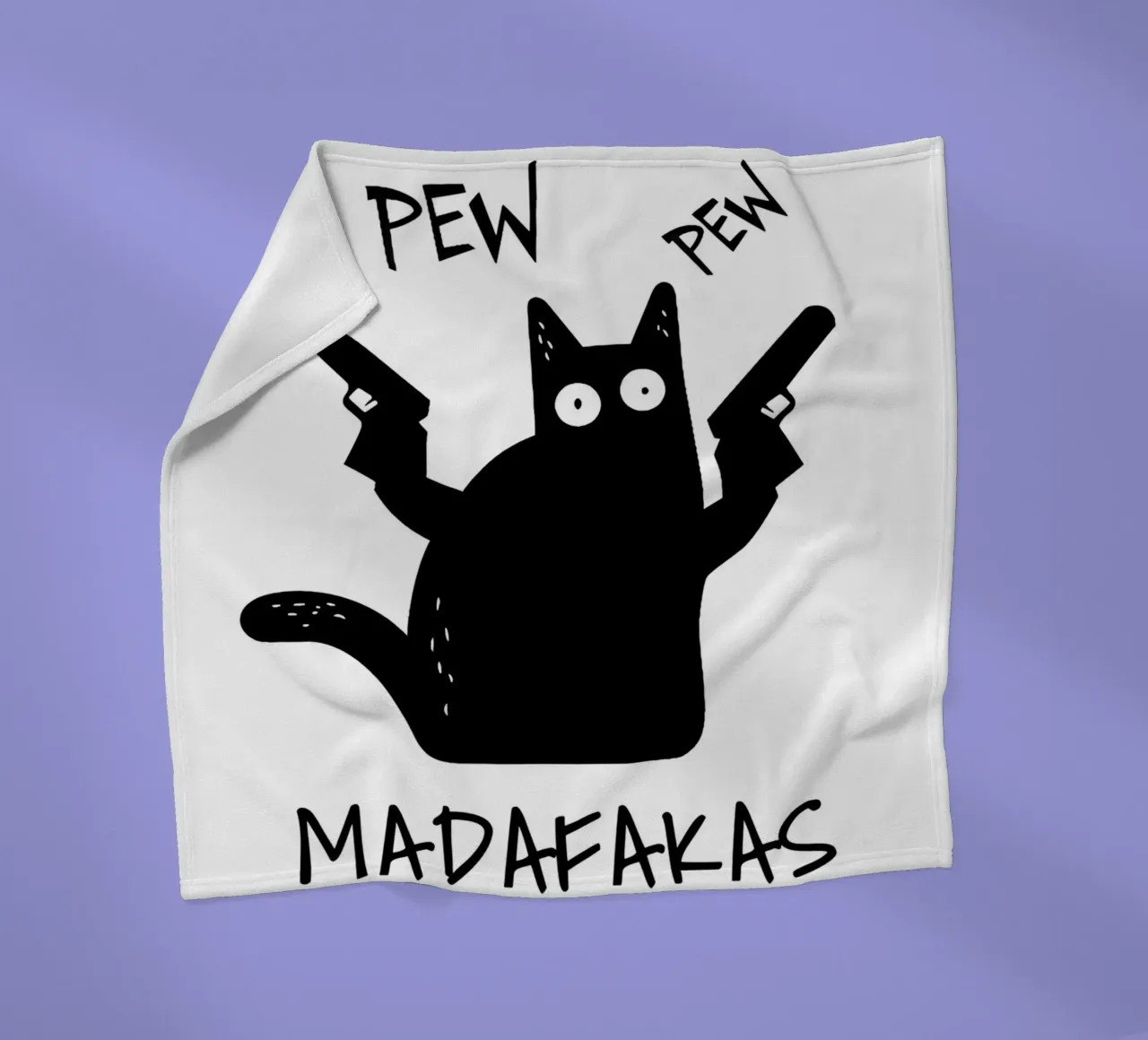 "PEW PEW coperta in pile da Type & Tape