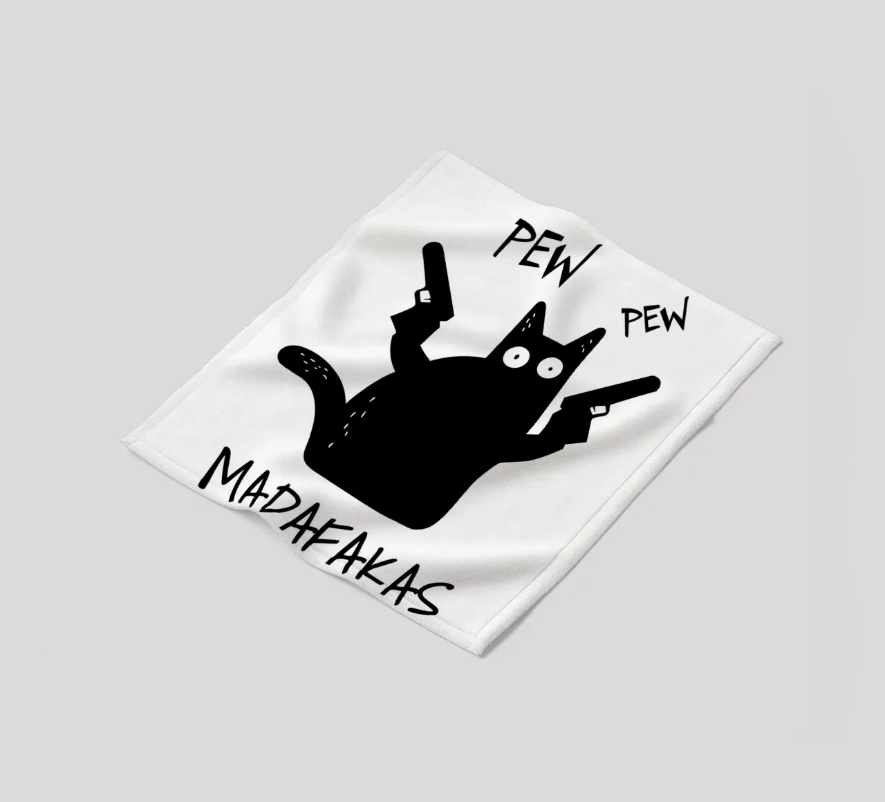 "PEW PEW coperta in pile da Type & Tape