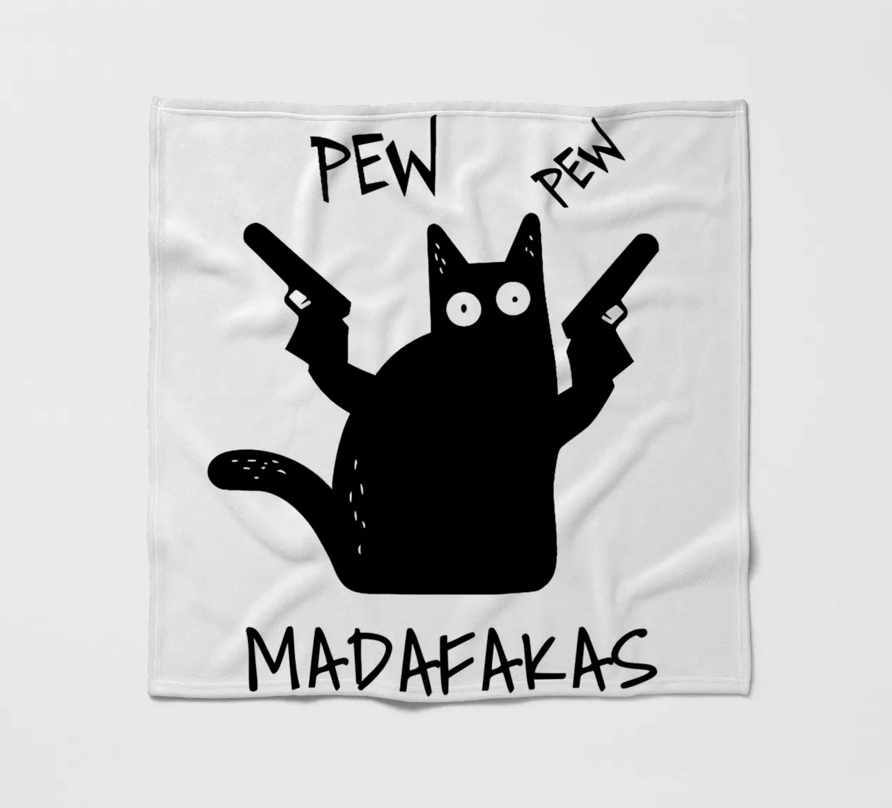 "PEW PEW coperta in pile da Type & Tape