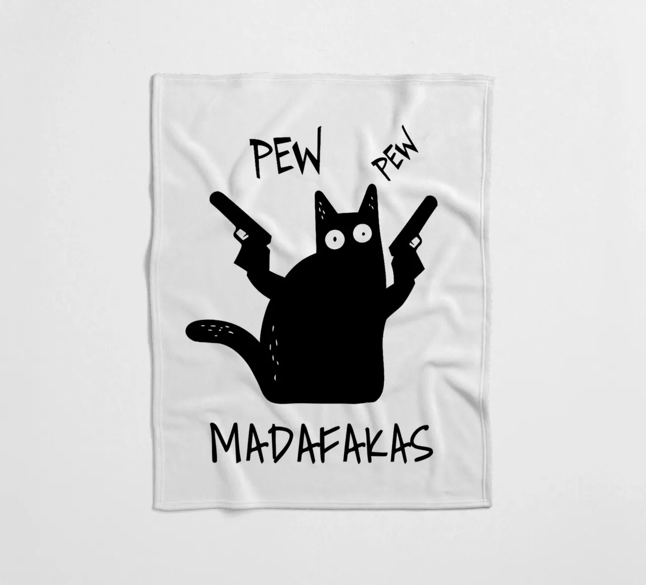 "PEW PEW coperta in pile da Type & Tape