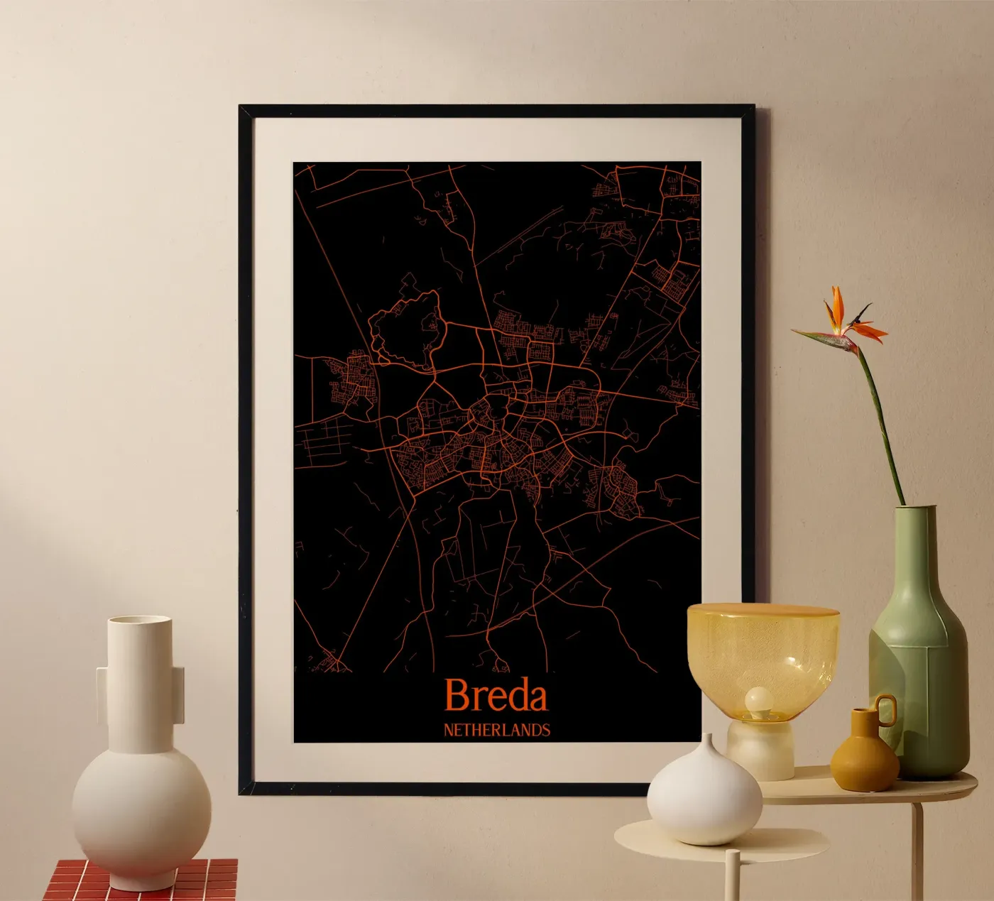 Breda poster van MiMap