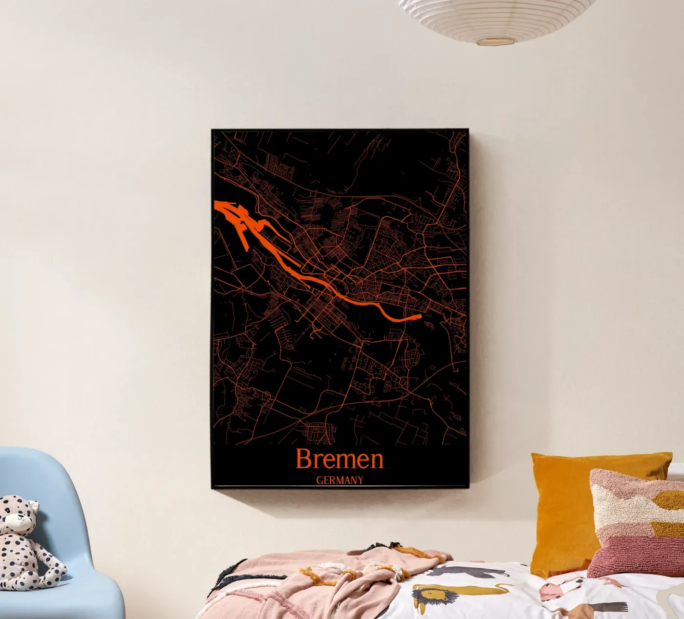 Bremen acryl van MiMap