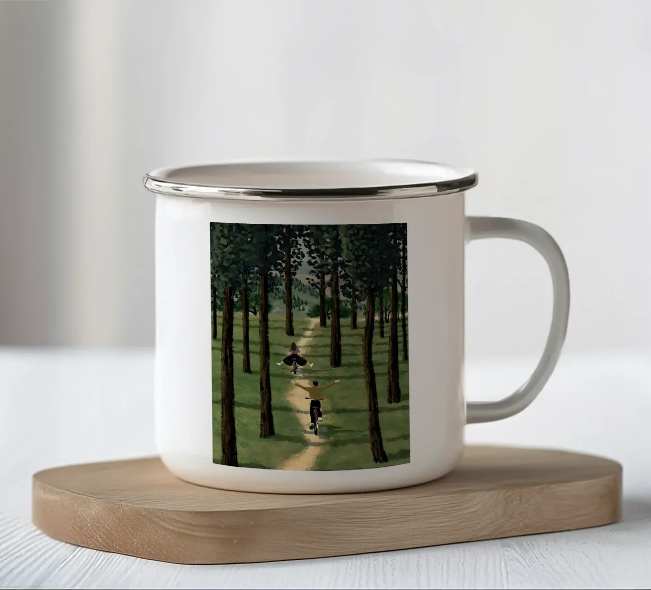 free biking tazza in smalto da Good days