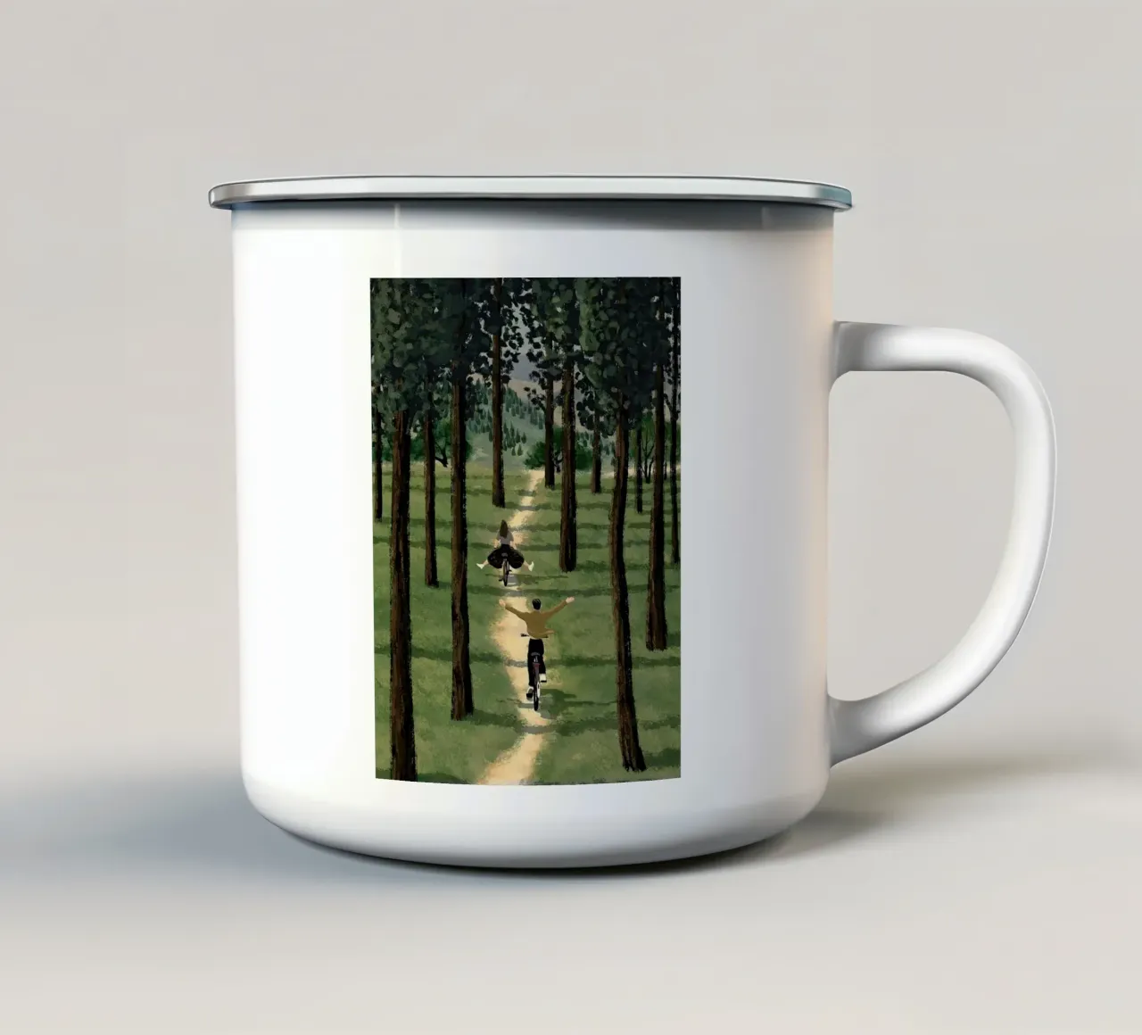 free biking tazza in smalto da Good days