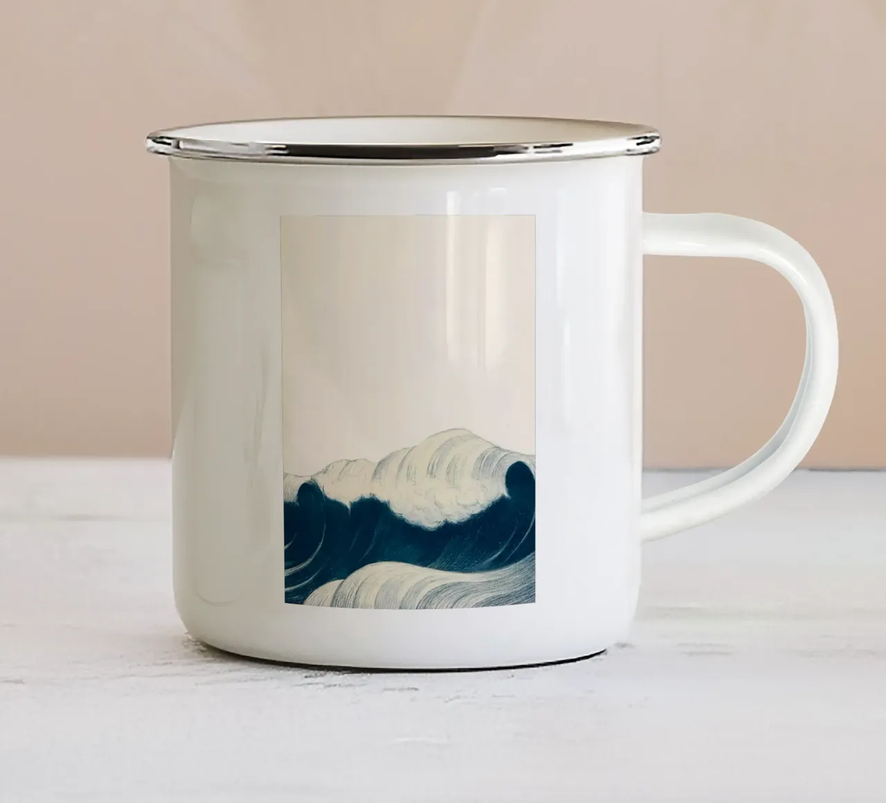 big wave tazza in smalto da Good days