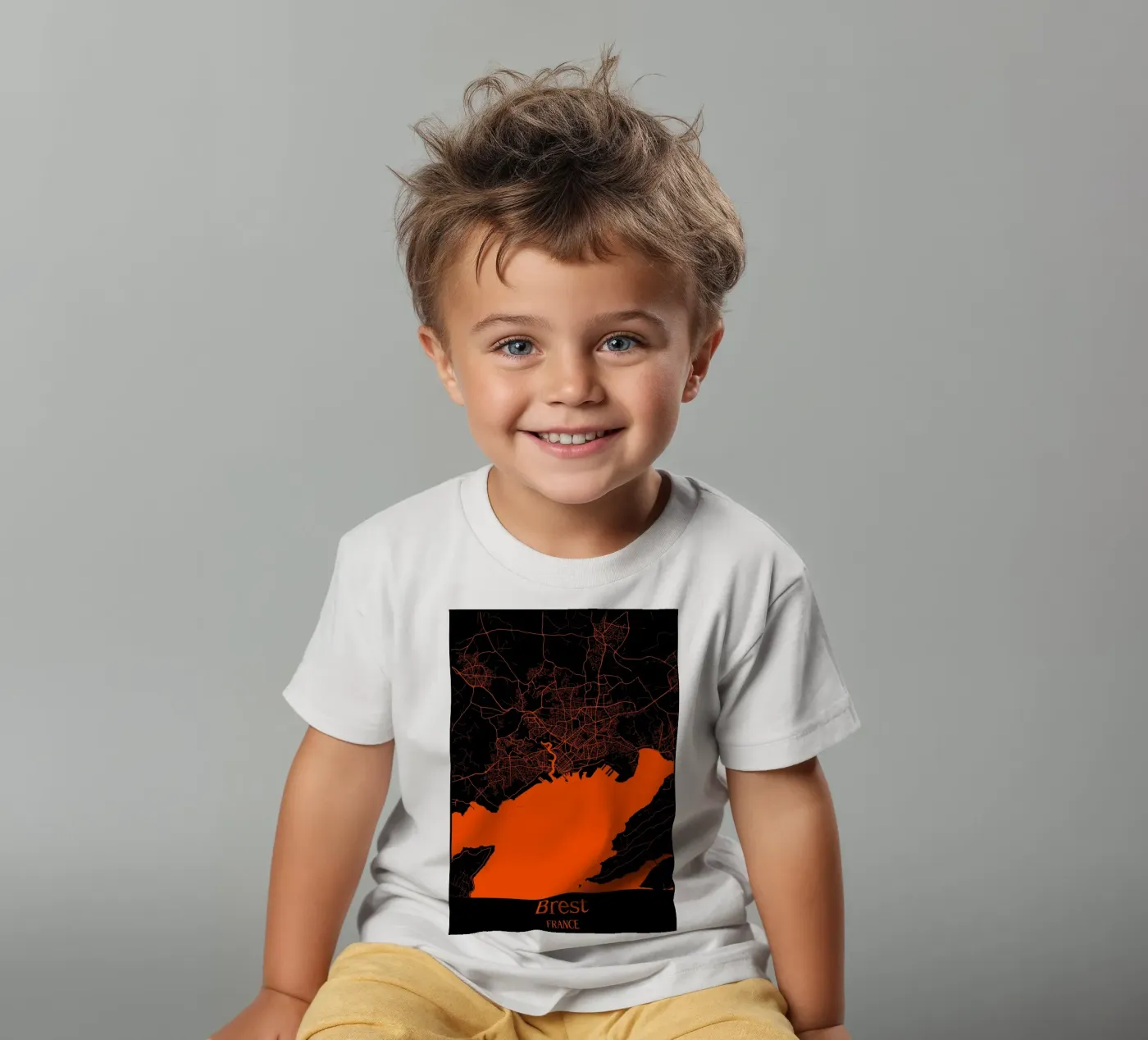 Brest t-shirt bambini da MiMap