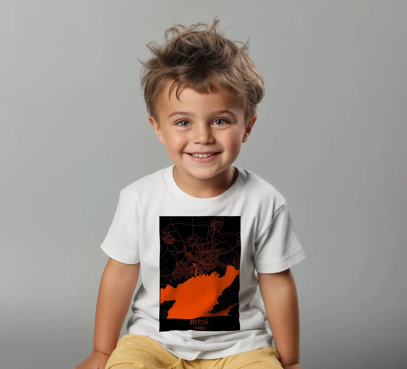 Brest t-shirt bambini da MiMap