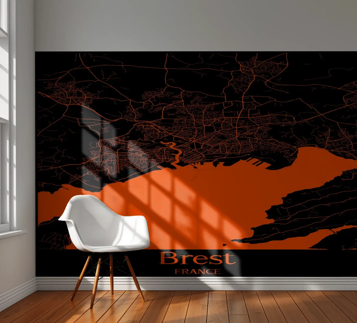 Brest fotobehang van MiMap