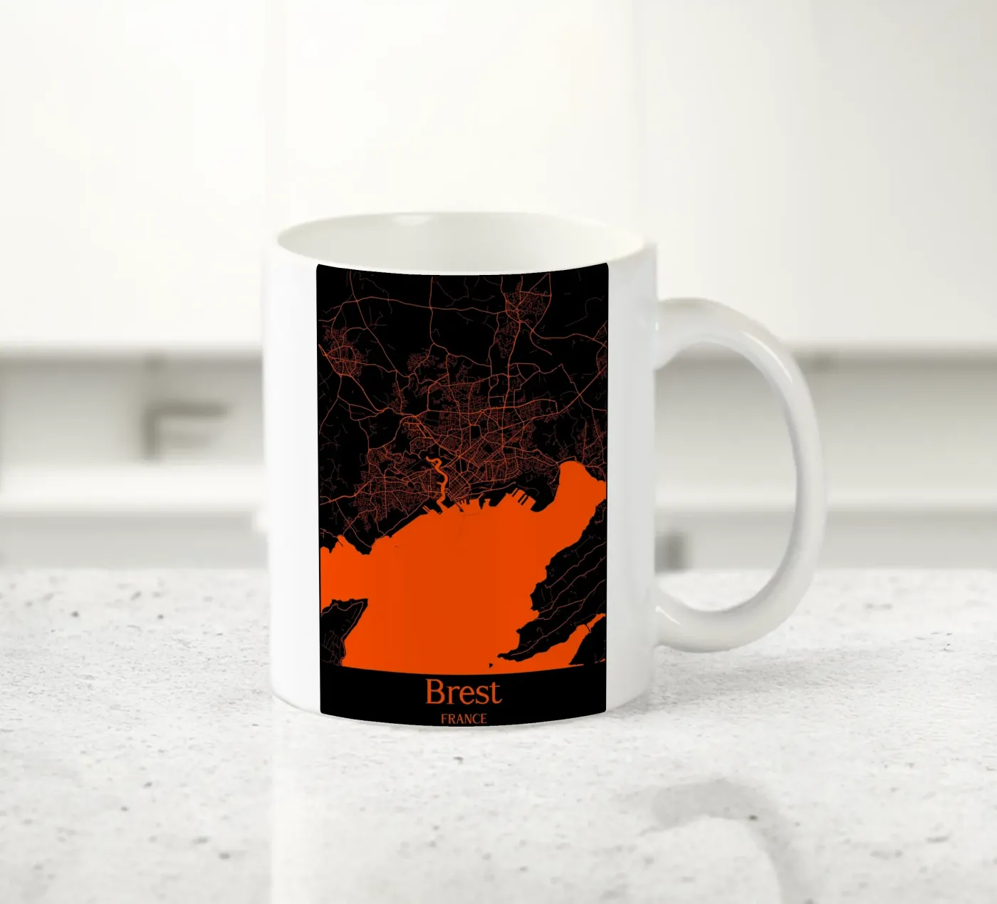 Brest ceramic mug by MiMap