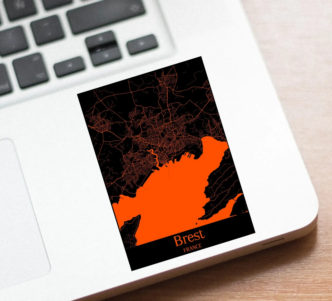 Brest sticker van MiMap