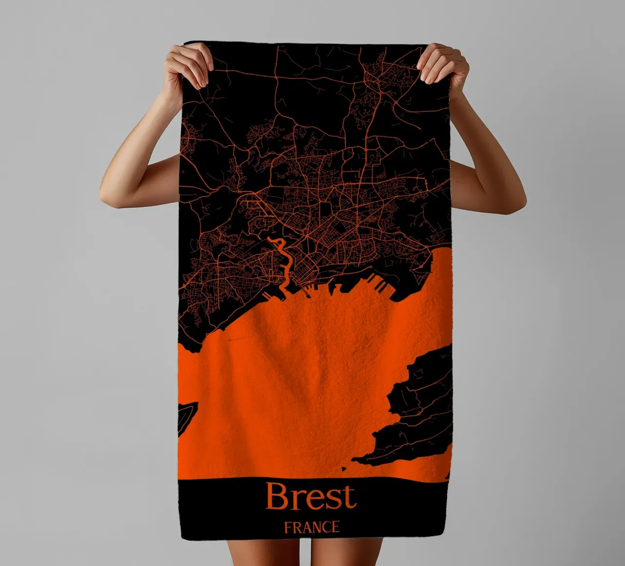Brest asciugamano da bagno da MiMap