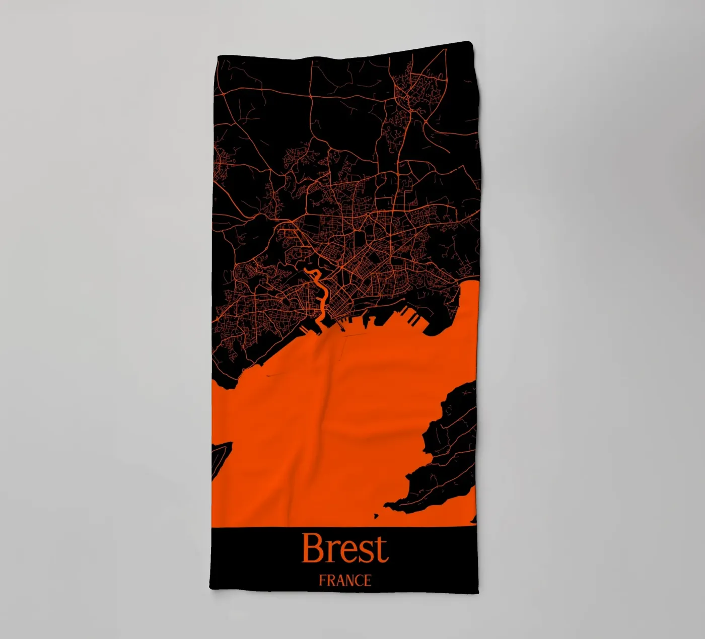 Brest towel by MiMap