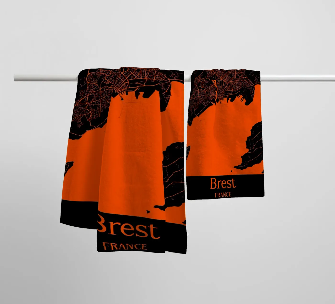 Brest towel by MiMap