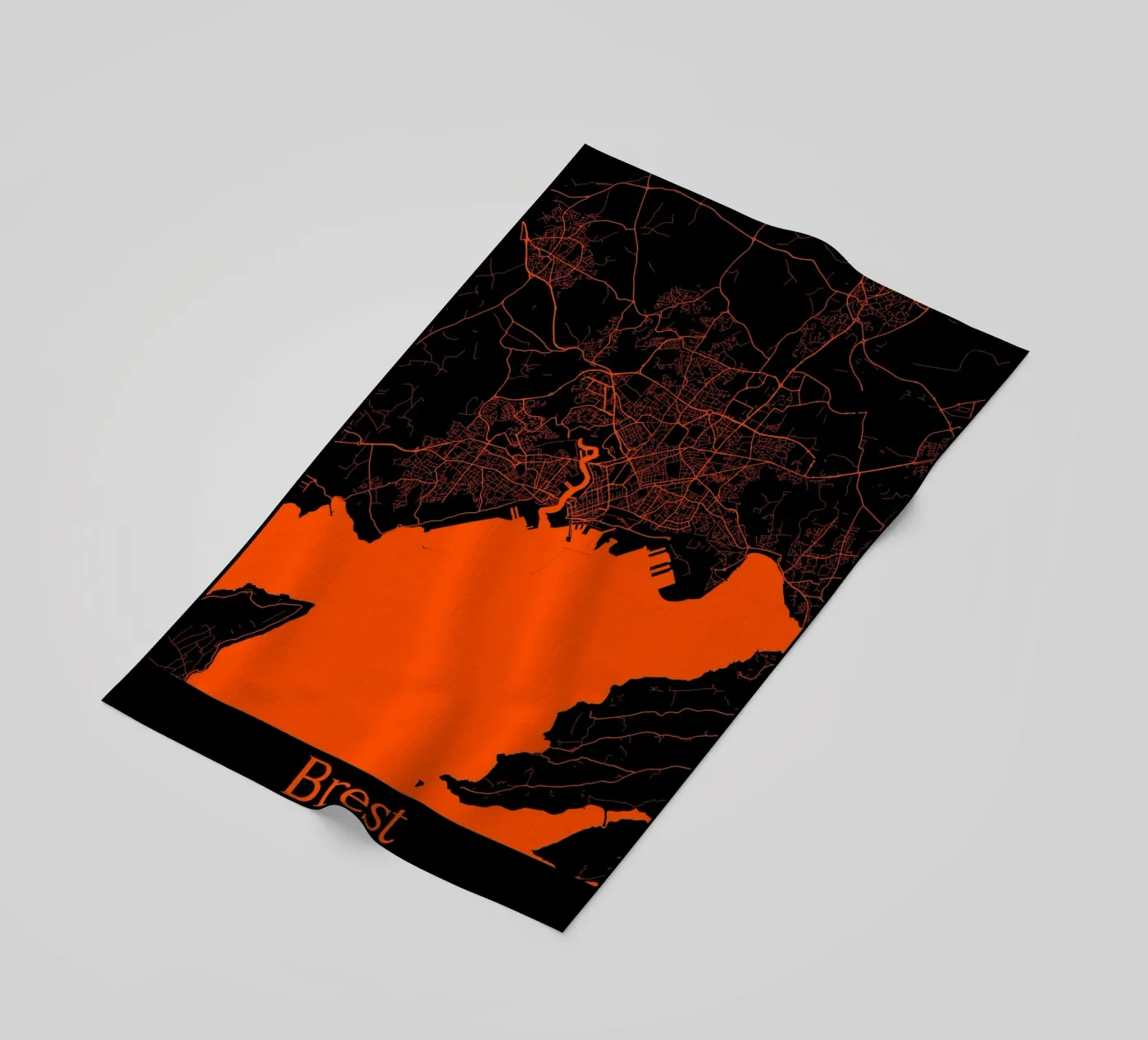 Brest strandhanddoek van MiMap