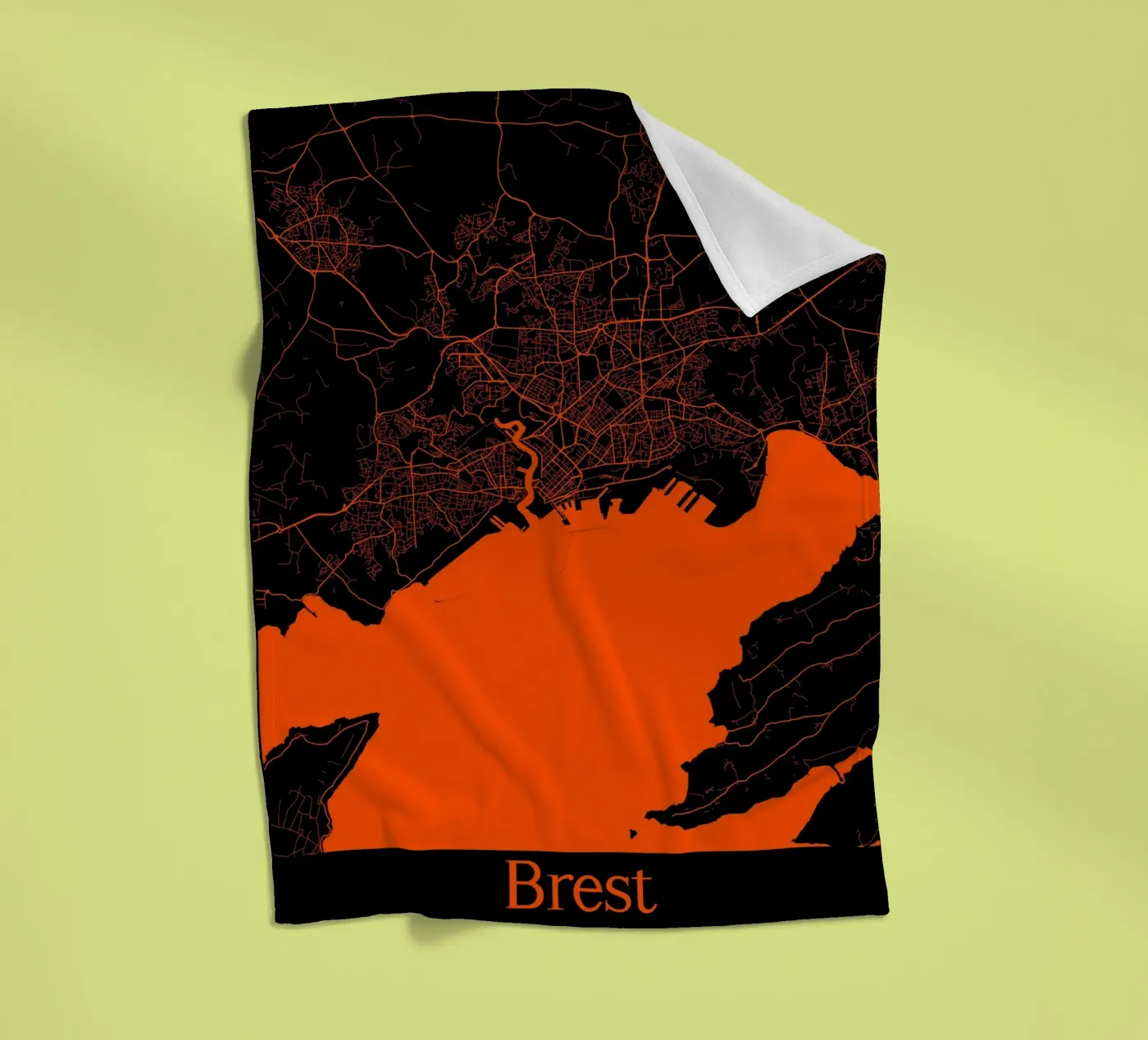 Brest Fleecedecke von MiMap