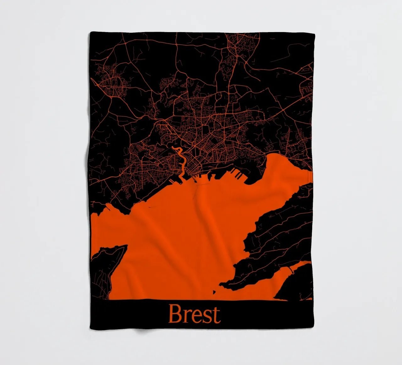 Brest Fleecedecke von MiMap