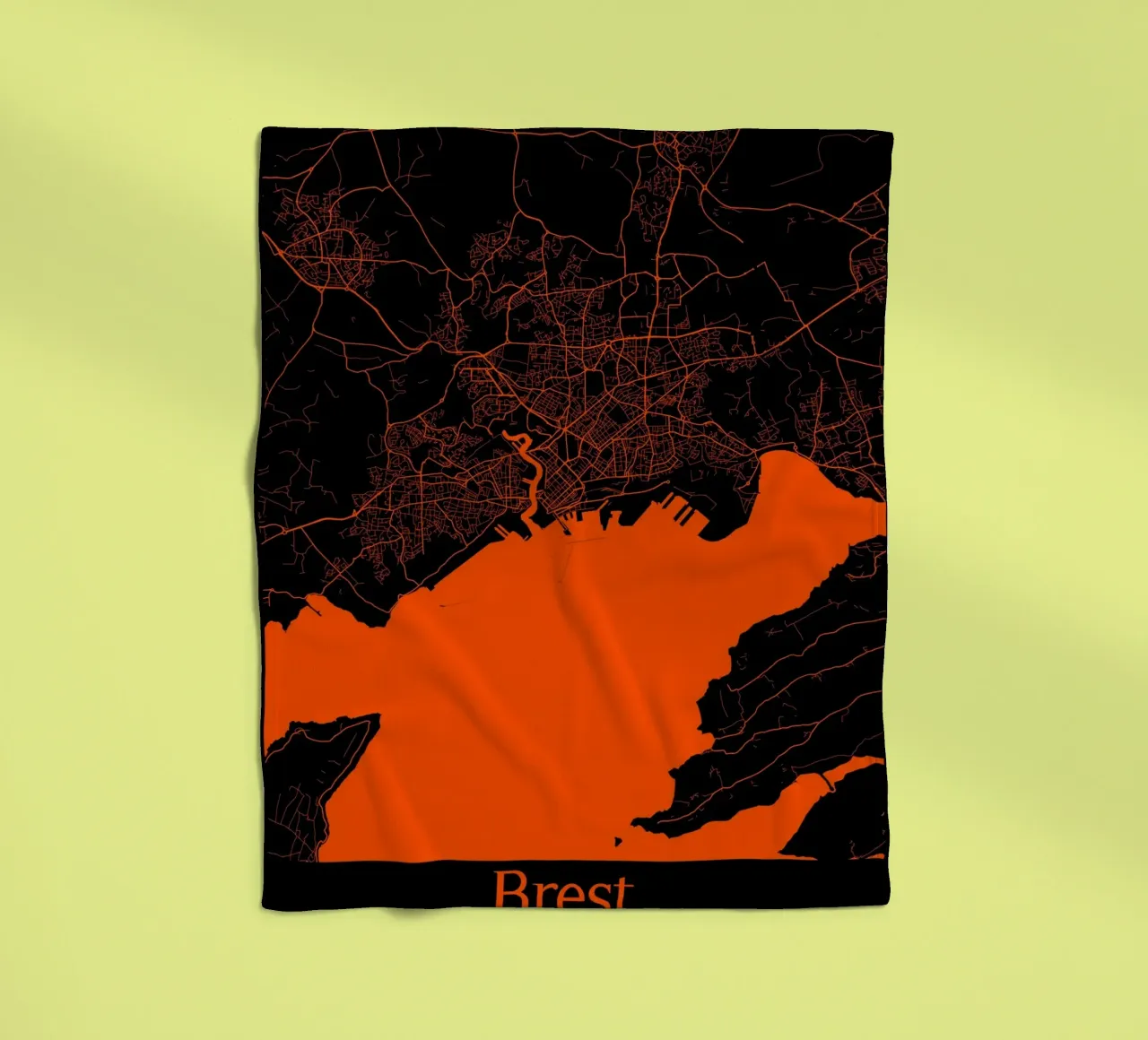 Brest Fleecedecke von MiMap