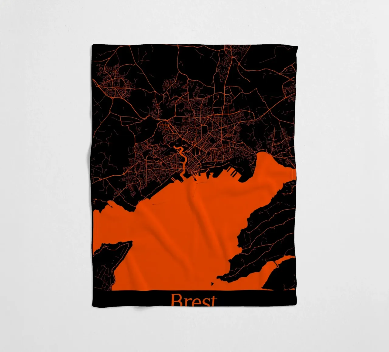 Brest Fleecedecke von MiMap