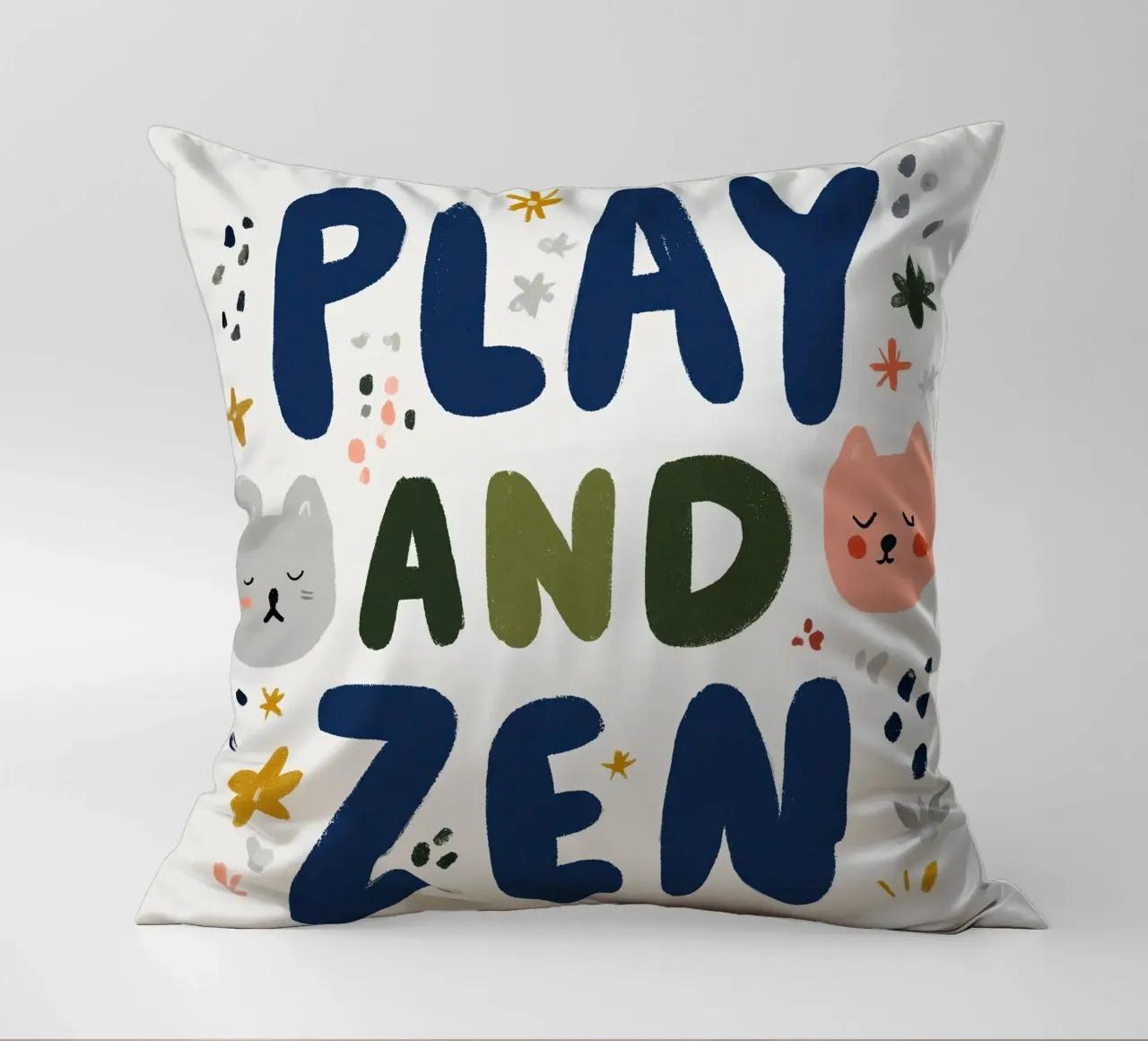 Play And Zen No 03 cuscino da treechild