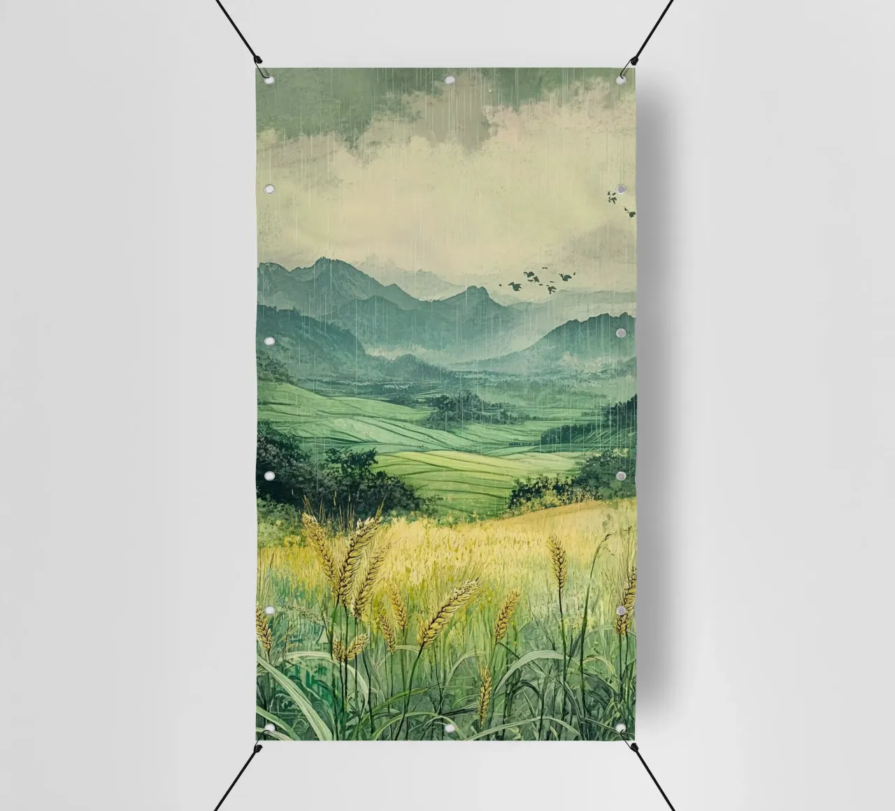 calm scenic field telo in pvc da kichin